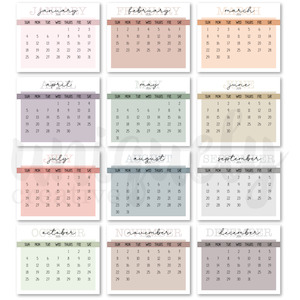 Uniquely Creative - 2026 Calendar Pads (5 Sets)