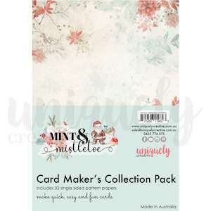 Uniquely Creative - Mint & Mistletoe - Cardmaker's 6x8 Collection Pack