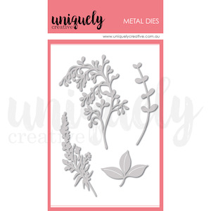 Dies Embossing Folders Uniquely Creative: Uniquely Creative - Flowering Foliage Die