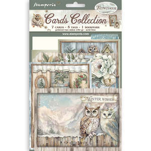 Collectables Ephemera Stamperia: Stamperia - The Owl's House - Cards Collection