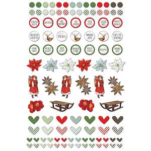 Sticker Sheets 49 And Market: 49 and Market - Evergreen Season - Wishing Bubbles Epoxy Stickers