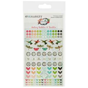 49 and Market - Kaleidoscope - Wishing Bubbles & Baubles Epoxy Stickers
