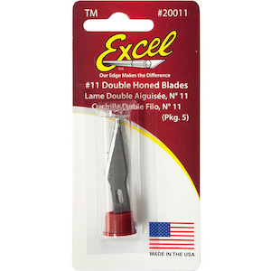 Tools Storage Bags Misc: Excel - No. 11 Double Honed Replacement Blades (5pk)