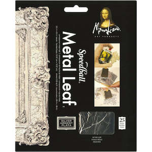 Mixed Media Misc: Mona Lisa - Speedball Metal Leaf Sheets - Silver (25 leaves)