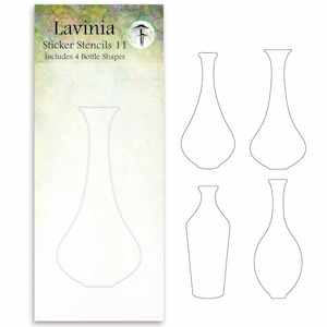 Lavinia Stamps: Lavinia Stamps - Sticker Stencils 11 - Tall Bottle Collection