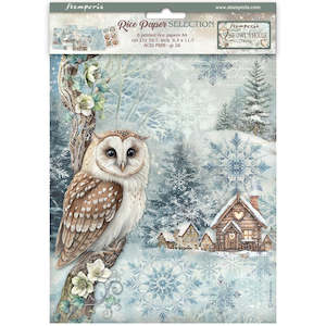 Stamperia - The Owl's House - A4 Assorted Rice Papers (6 Sheets)