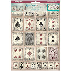 Rice Tissue Paper: Stamperia - Master of Magic - A4 Assorted Rice Papers (6 Sheets)