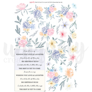 Uniquely Creative - Heart & Soul - A4 Cut-A-Part Sheet