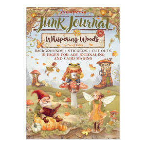 Stamperia - Whispering Woods - Junk Journal Book (Backgrounds, Stickers & Laserc&hellip;