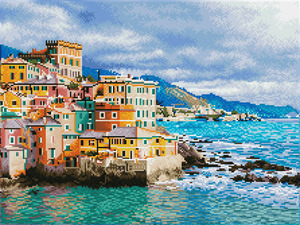 Diamond Dotz - Diamond Facet Art Kit - Winter Day View Italy (63x47cm)