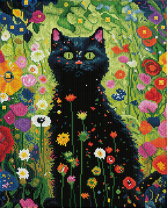 Diamond Dotz - Diamond Facet Art Kit - Garden Cat (4.5x50.5cm)