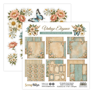 Scrapboys - Vintage Elegance - 6x6 Paper Pad
