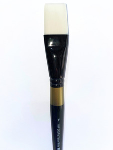 DAS -Taklon Short Handled Brushes - Flat - 1"