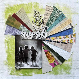 Embellish It: Snapshot Everyday Moments Layout by Lisa Ryder