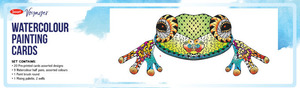 Jasart - Voyager Watercolour - Watercolour Colouring Cards - New Design (260mmx80mm)