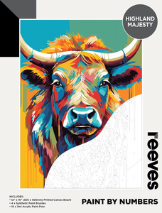 Reeves - Paint by Number - Highland Majesty - 12"x16"