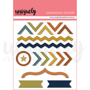 Uniquely Creative - Dressed In Daydreams - Directional Dimensional Stickers