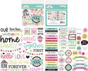 Doddlebug Design Inc: Doodlebug Design Inc - My Happy Place - Chit Chat (Die-Cuts) (89pcs)