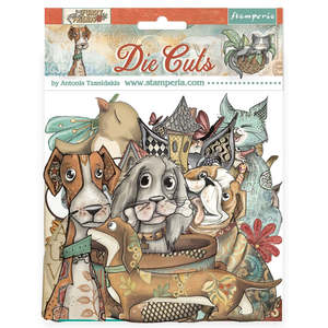Chipboard Stamperia: Stamperia - Furry Friends - Die Cuts