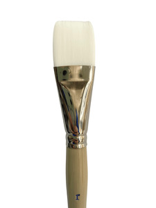 Das - White Taklon Square Wash Brush 1" (S9860)