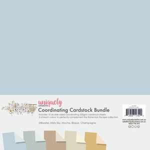 Paper Pads Packs Uniquely Creative: Uniquely Creative - Bohemian Escape - 12x12 Coordinating Cardstock Bundle (10pk)”