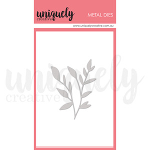 Uniquely Creative - Floral Archives / Botanical Chronicles - Branch With Leaves Die