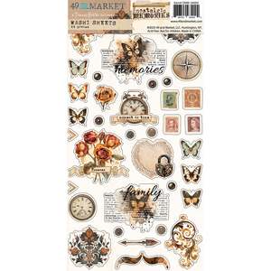 49 and Market - Nostalgic Memories - Washi Tape Sheet Set (2pcs)