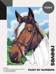 Reeves - Paint by Number - Pony - 12"x16