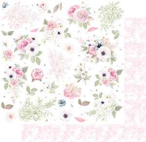 Uniquely Creative - Whispers of Wisdom - 12x12 Pattern Paper - Floral Fragments