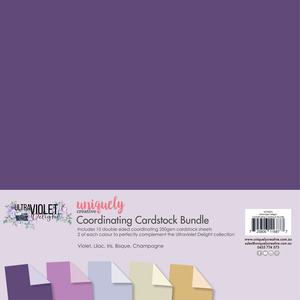 Uniquely Creative - Ultraviolet Delight - 12x12 Coordinating Cardstock Bundle (10pk)