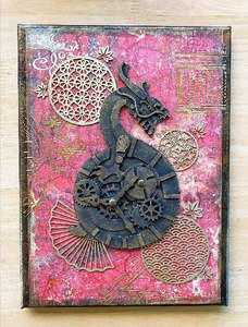Embellish It: Dragon Canvas Kit by Lisa Ryder