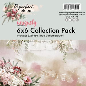 Paper Pads Packs Uniquely Creative: Uniquely Creative - Paperbark Blooms - 6x6 Collection Pack