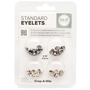 We R Memory Keepers - Standard Eyelets - Cool Metal