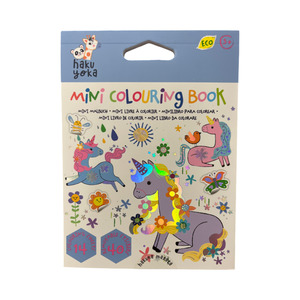Avenir - Haku Yoka - Mini Colouring Book - Unicorn