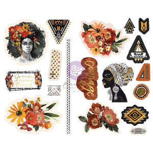 Chipboard: Prima Marketing - Diamond - Chipboard Stickers