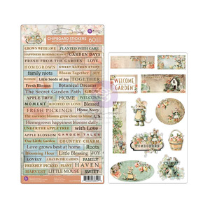 Chipboard: Prima Marketing - Homegrown - Chipboard Stickers (41pcs)