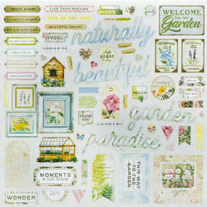 Chipboard: 49 and Market - From The Garden - Chipboard Set (84pcs)