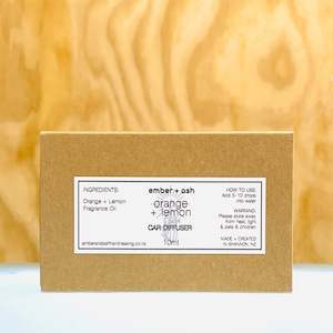 Diffusers Oils: Orange + Lemon  - Car Diffuser