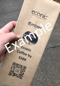 Econic Custom Print: Custom Print Econic®Kraft Dry Goods 500g Bag: SAMPLE PACK