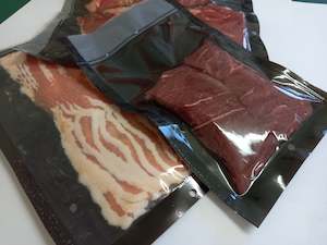 Econic®Clear/Black Vacuum Pack: Small - 500 bags (wholesale)