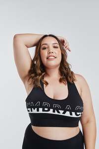 Embrace: Premium Crop - Black