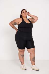 Embrace: LuxeFit Shorts Black - 2.0
