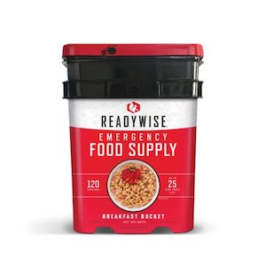 120-Serve Bronze Breakfast Bucket of Long Life Emergency Food - Emergency Food NZ