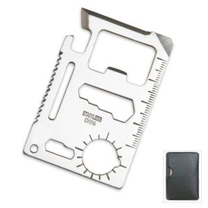 Products: 11 Function Credit Card Size Survival Pocket Tool