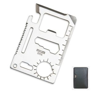 Products: 11 Function Credit Card Size Survival Pocket Tool