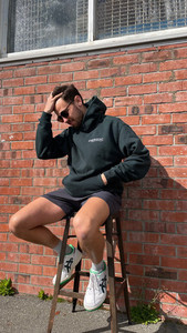 EP1 Relax Hoodie Pine Green Emergent Performance