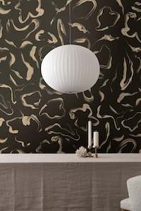 Gold: Aqueous Wallpaper - Black Gold