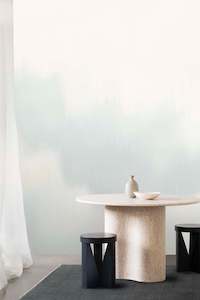 Silver Grey: Solar Wallpaper - Marshmallow