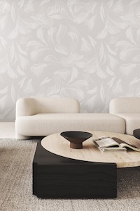 Fawn: Palm Wallpaper - Whisper