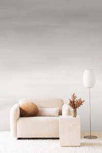 Silver Grey: Stratum Wallpaper - Ashen